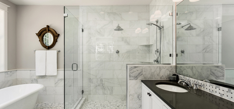 bathroom shower door installation in Thousand Palms